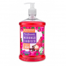 SABONETE LIQUIDO MORANGO E HIBISCUS 1L - PREMISSE