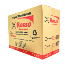 CAIXA DE COPO CAFE BRANCO 50ML C/5000UN - ROSSO