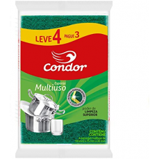 ESPONJA MULTIUSO C/4UN - CONDOR