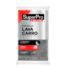 ESPONJA AUTOMOTIVA CINZA - SUPERPRO